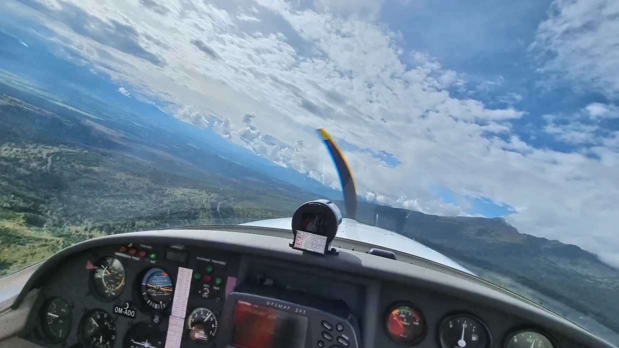 Pilotom lietadla na skúšku Vysoké Tatry-5