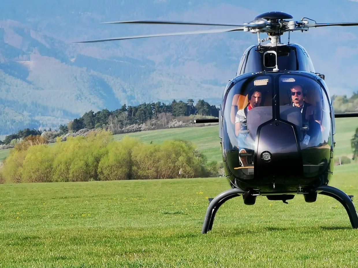 Pilotom vrtuľníka na skúšku Spišská Nová Ves-2