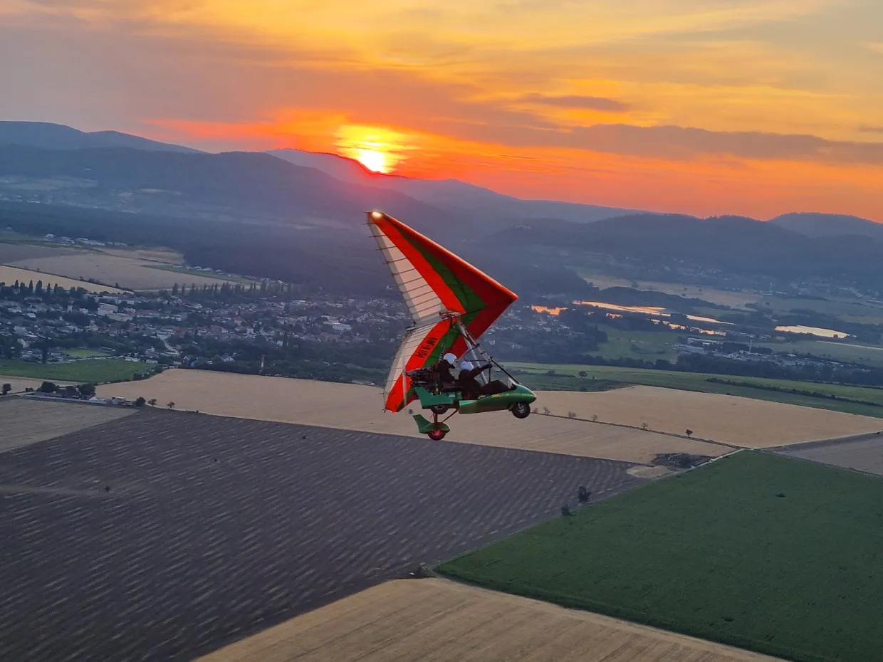 Zážitkový let rogalom Nitra-1