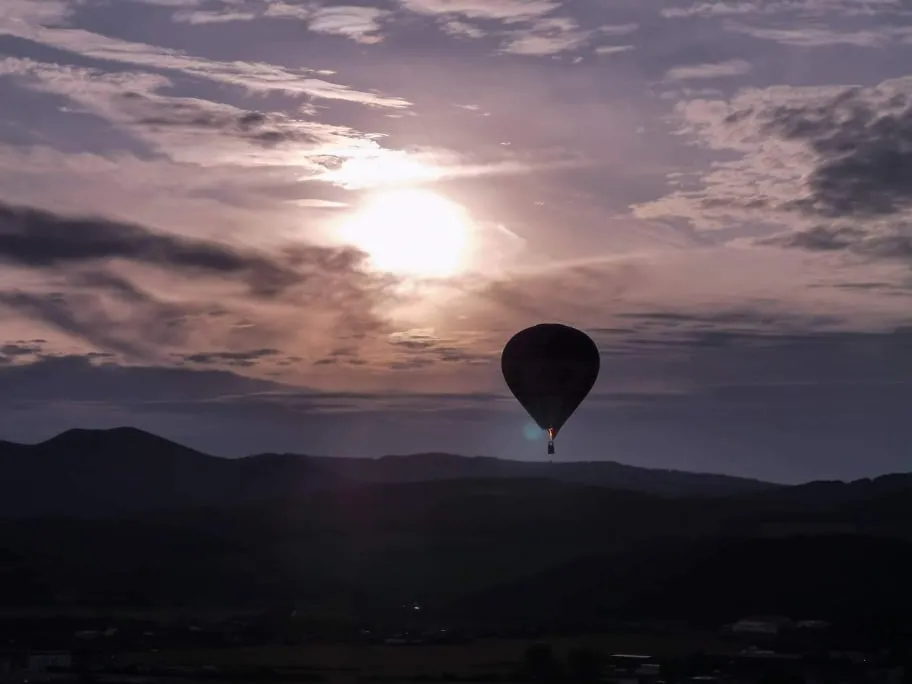 Expedičný prelet balónom ponad Vysoké Tatry-1