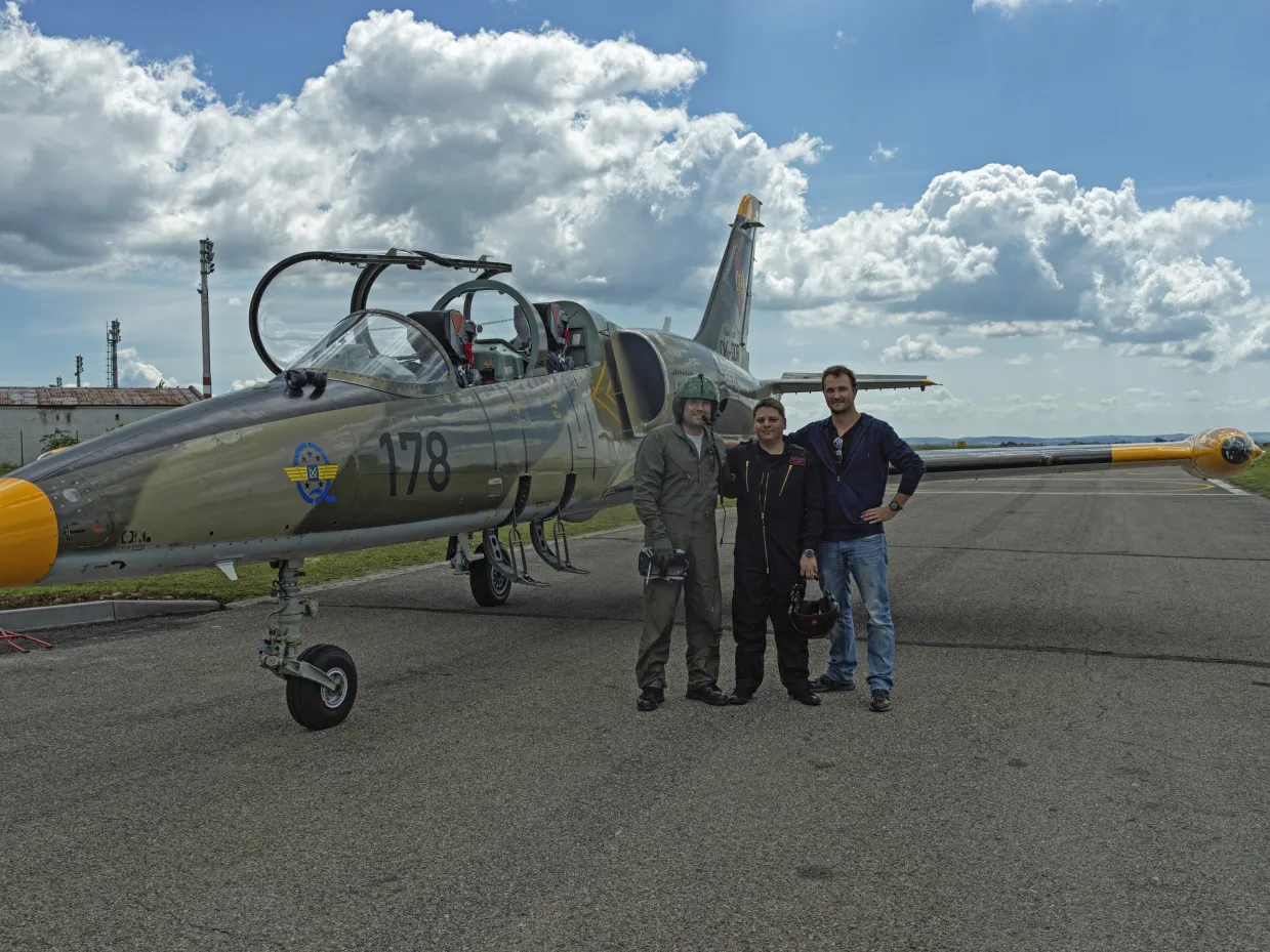 Let stíhačkou L-39 Albatros Brno-2