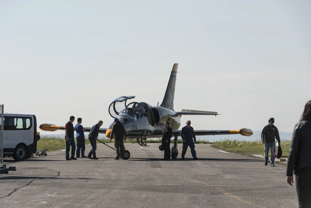 Let stíhačkou L-39 Albatros Brno-1