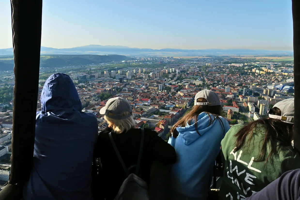 Vyhliadkový let balónom Košický kraj-2