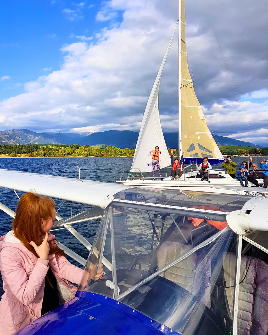 Zážitkový let hydroplánom Liptovská Mara-11