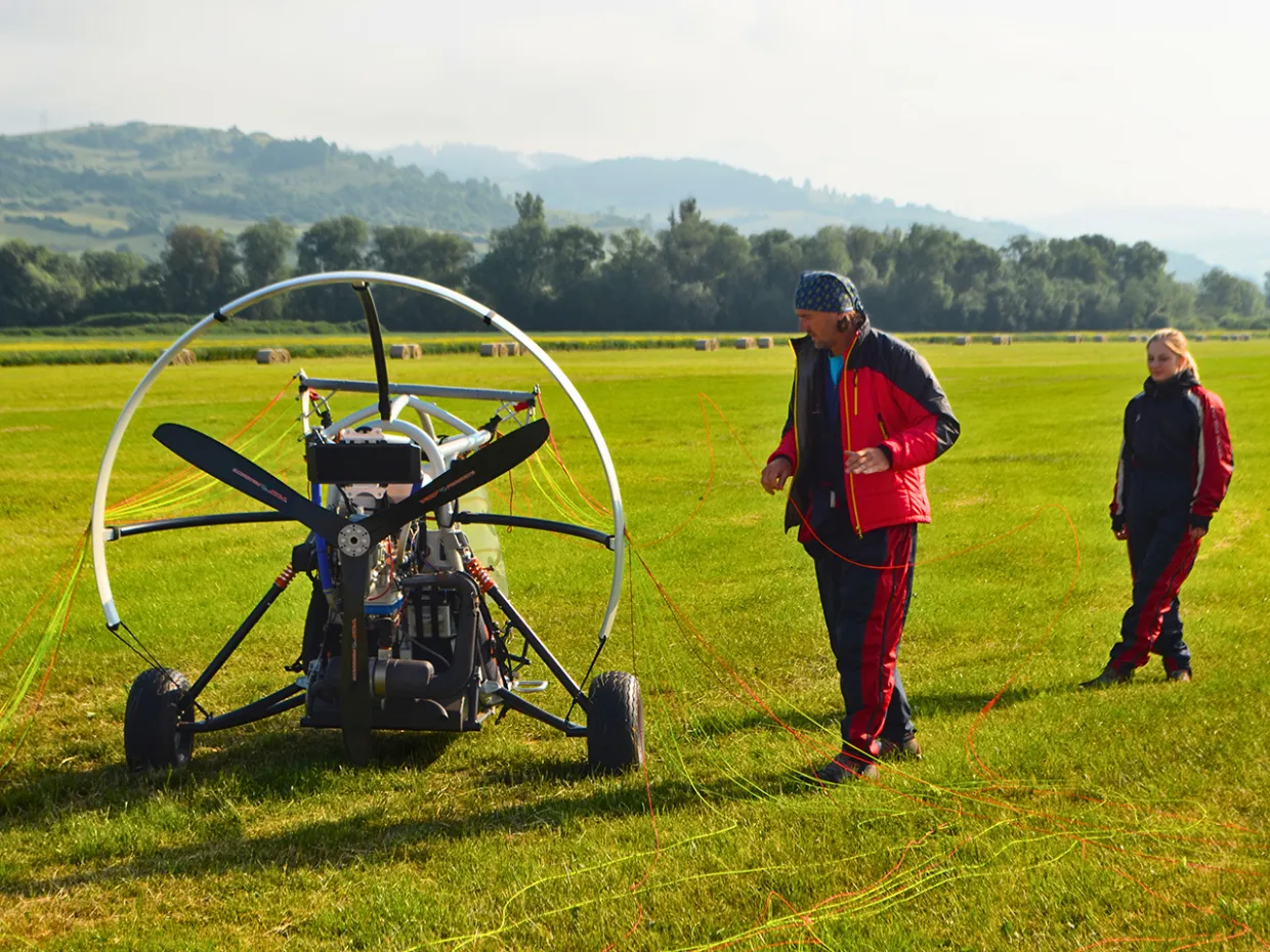 Motorový paragliding Liptov-12