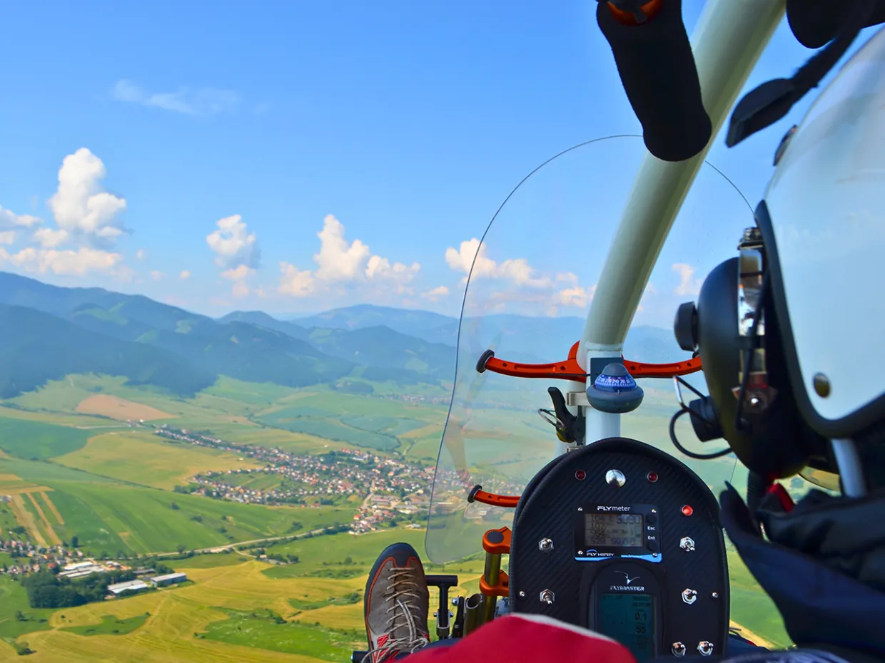 Motorový paragliding Liptov-8