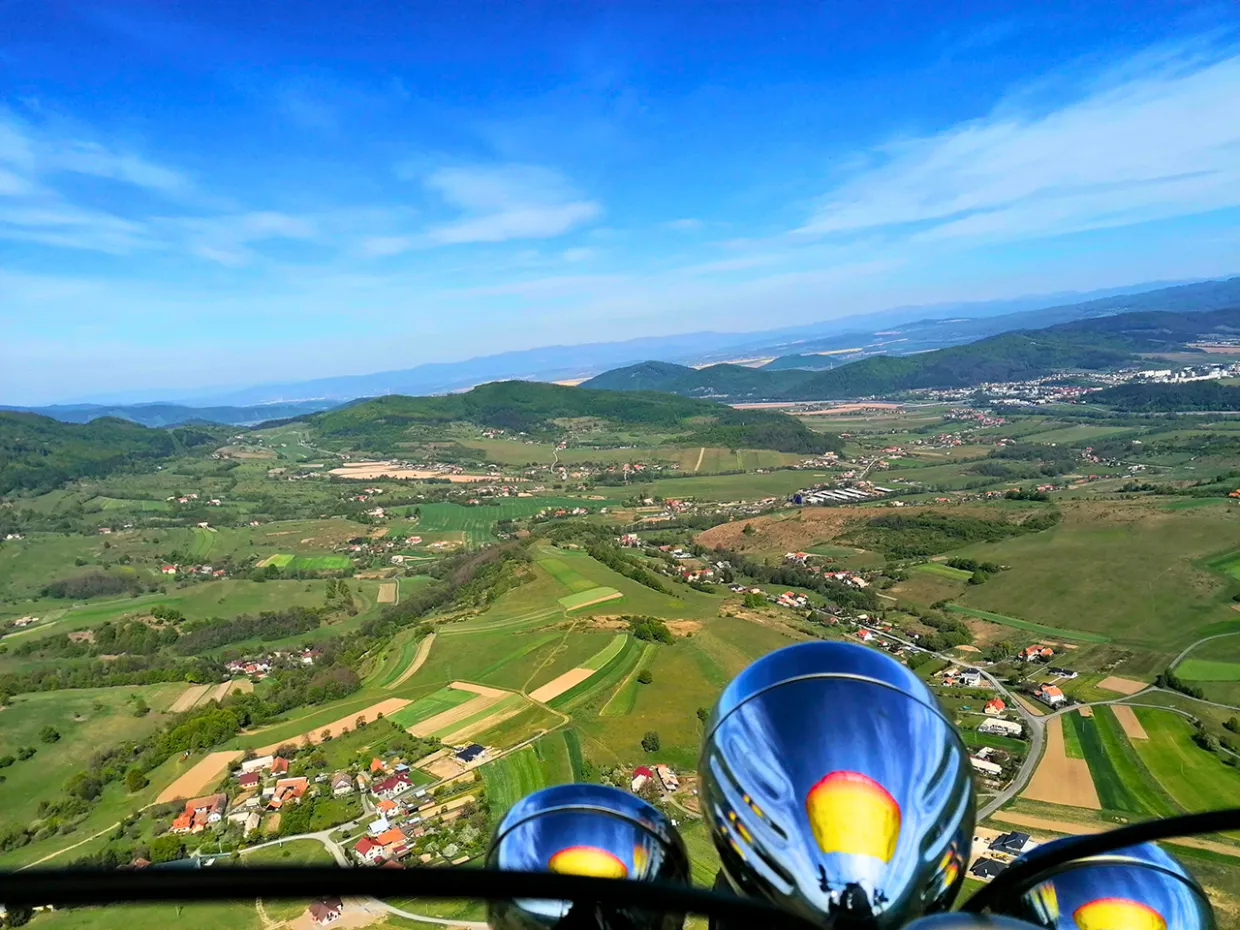 Motorový paragliding Očová-0
