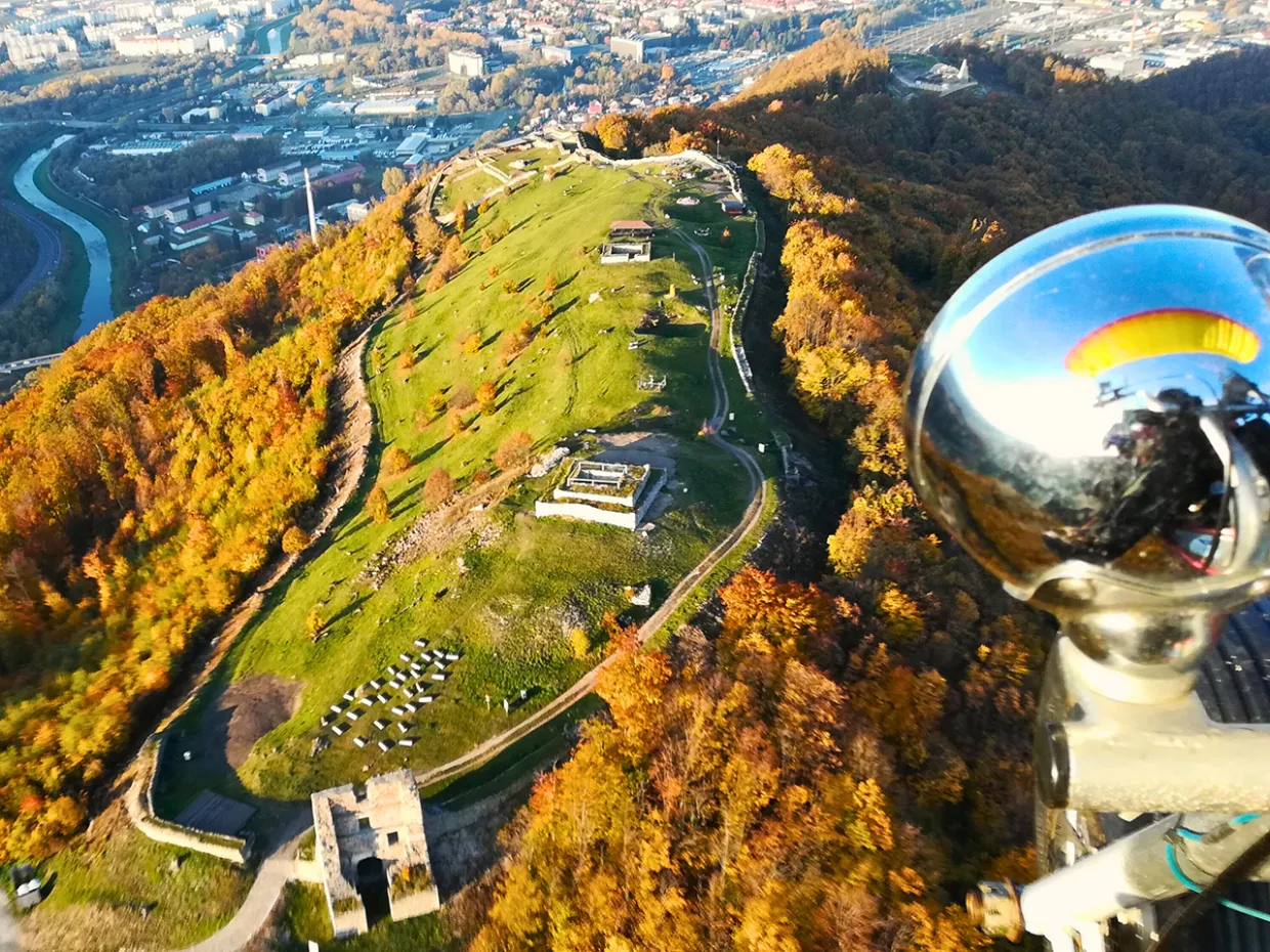 Motorový paragliding Očová-5