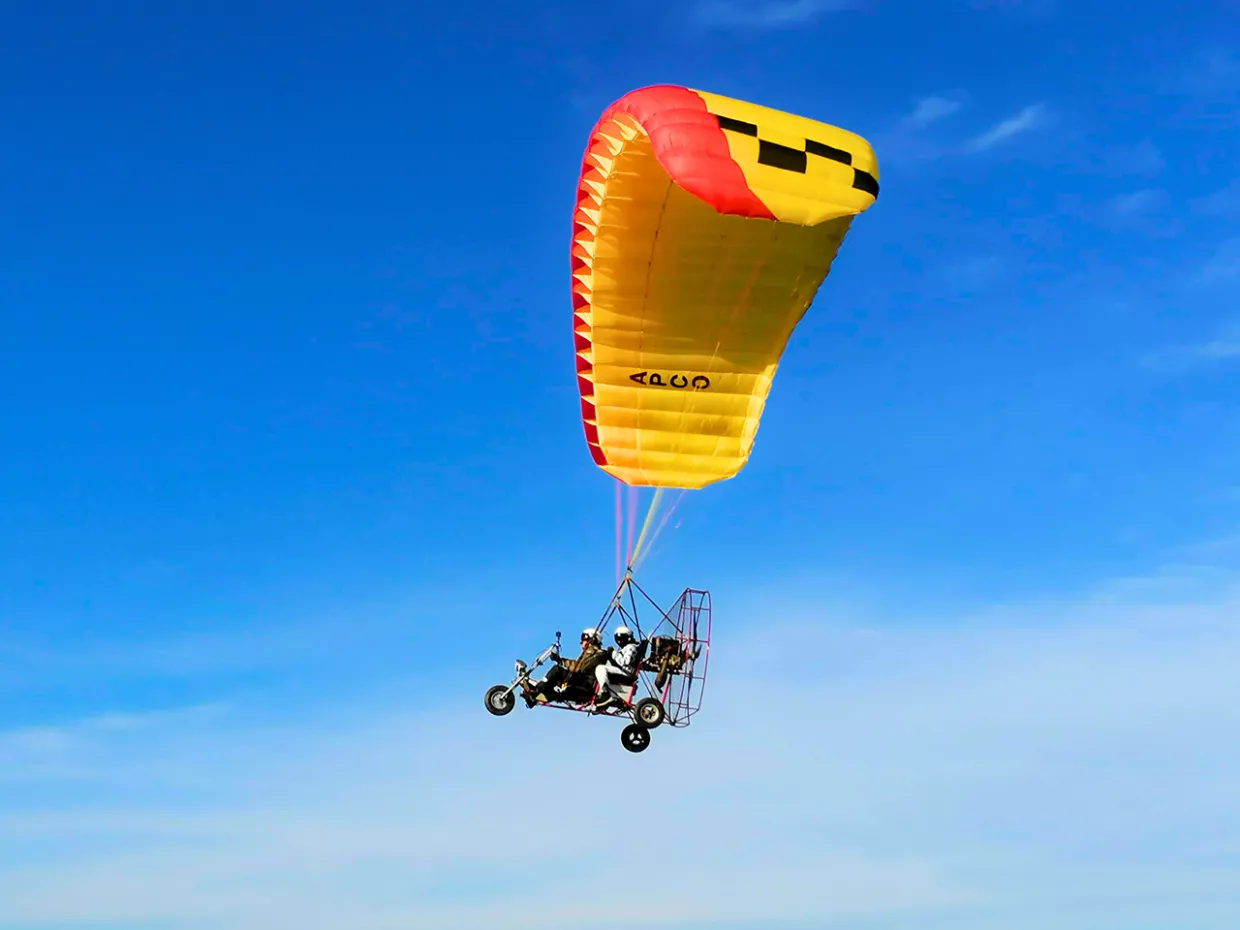 Motorový paragliding Očová-11