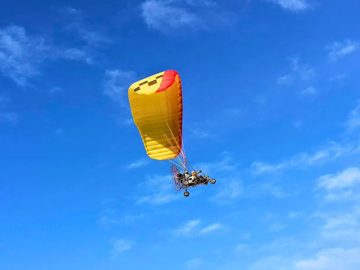 Motorový paragliding Očová-14