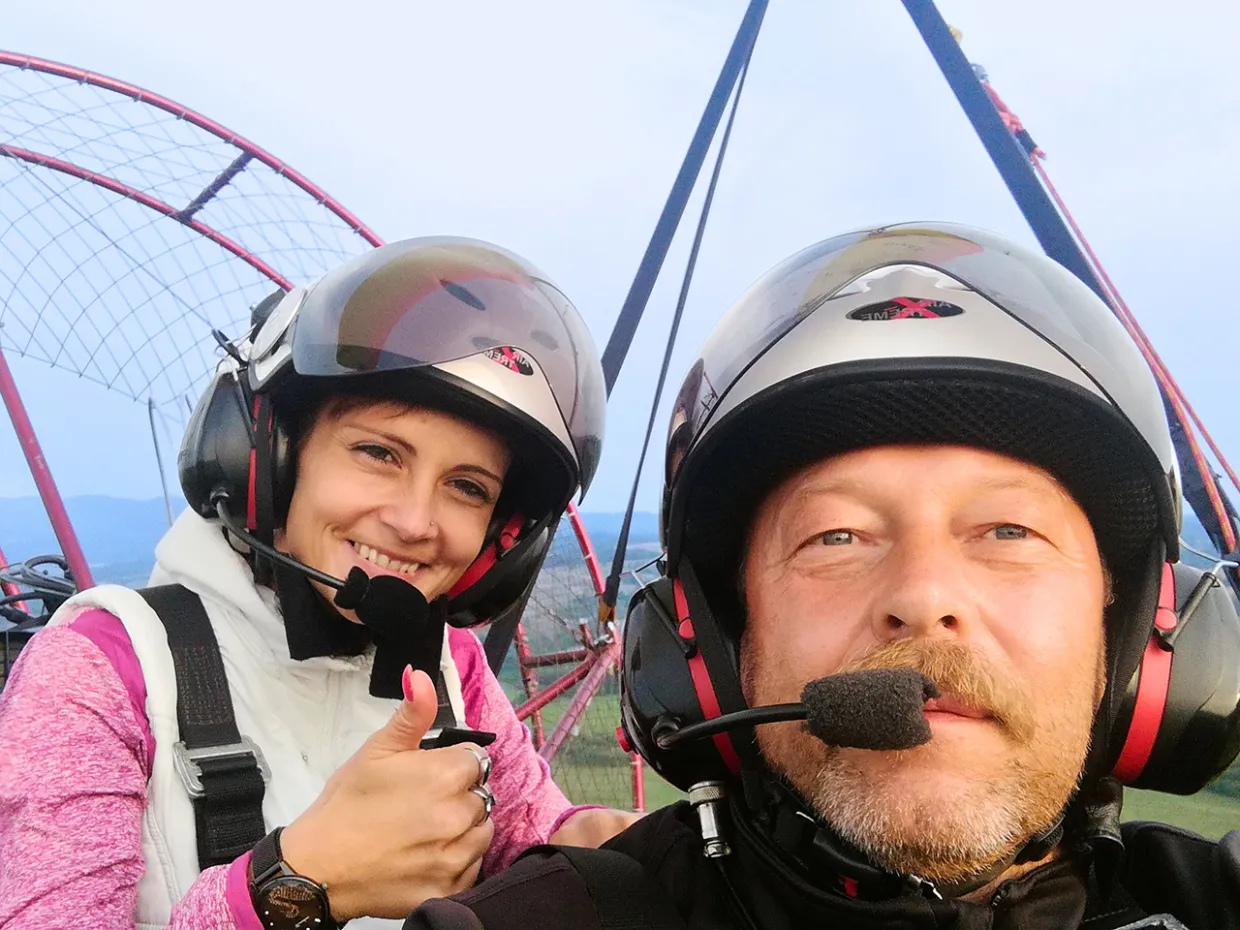 Motorový paragliding Očová-12