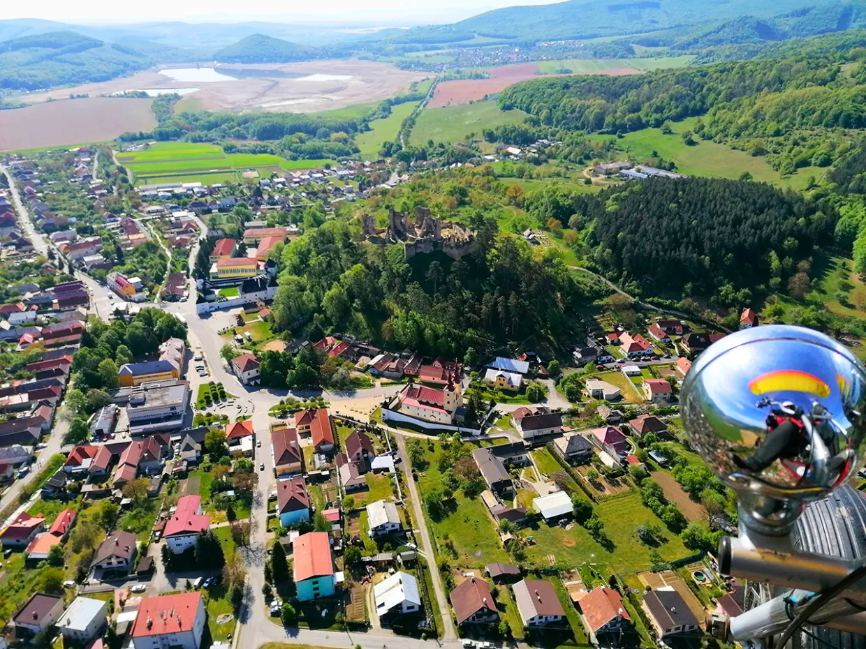 Motorový paragliding Očová-10