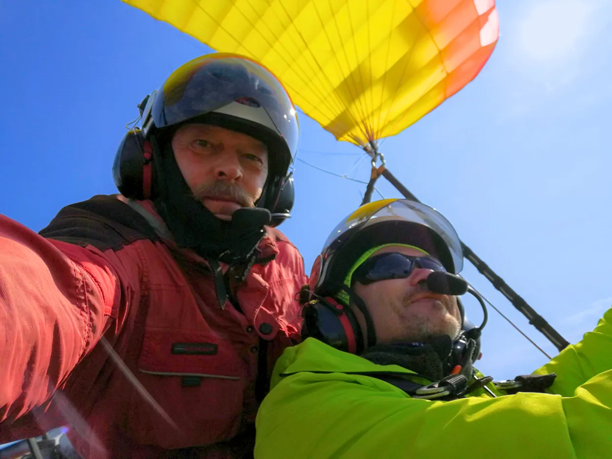 Motorový paragliding Očová-15