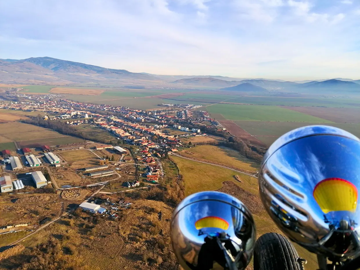 Motorový paragliding Očová-8