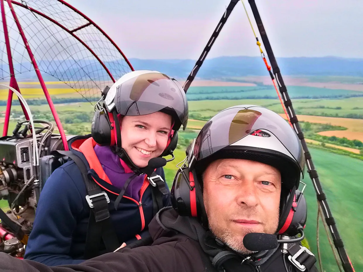 Motorový paragliding Očová-1