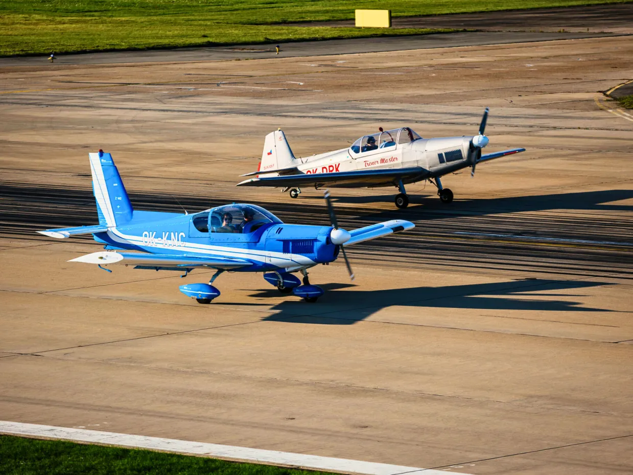 Akrobatický let lietadlom Brno-3