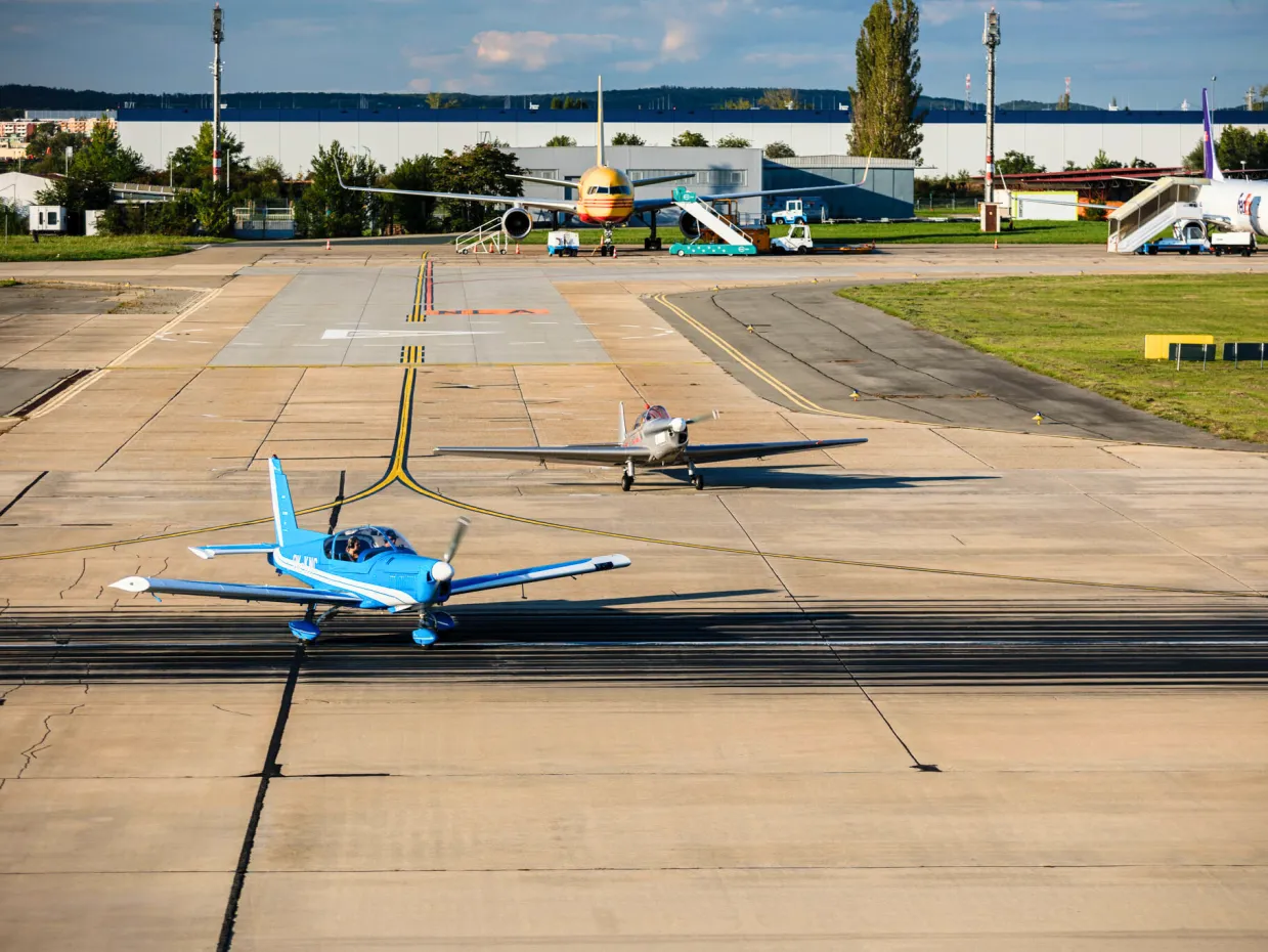 Akrobatický let lietadlom Brno-5