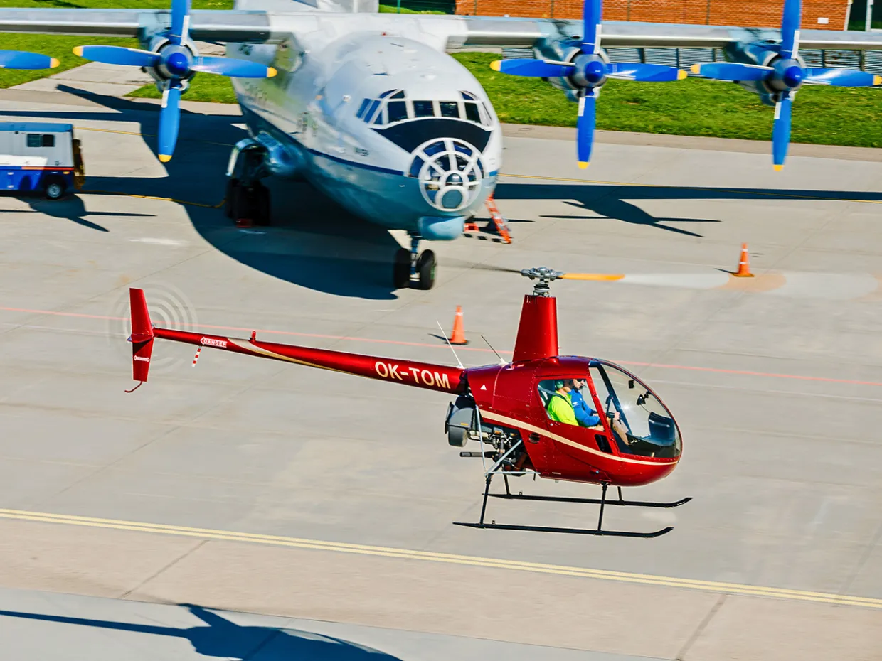 Pilotom vrtuľníka na skúšku Brno-2
