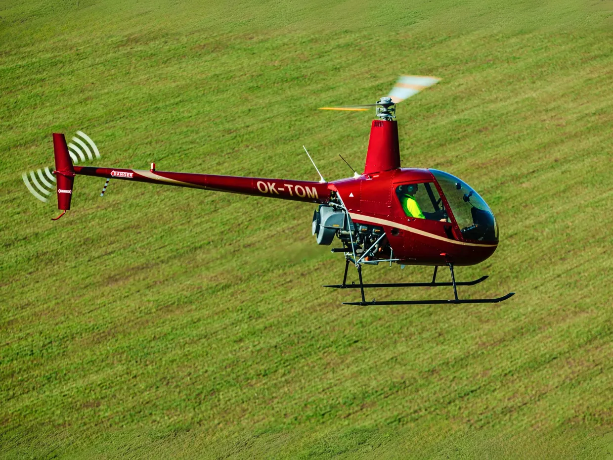 Pilotom vrtuľníka na skúšku Brno-5
