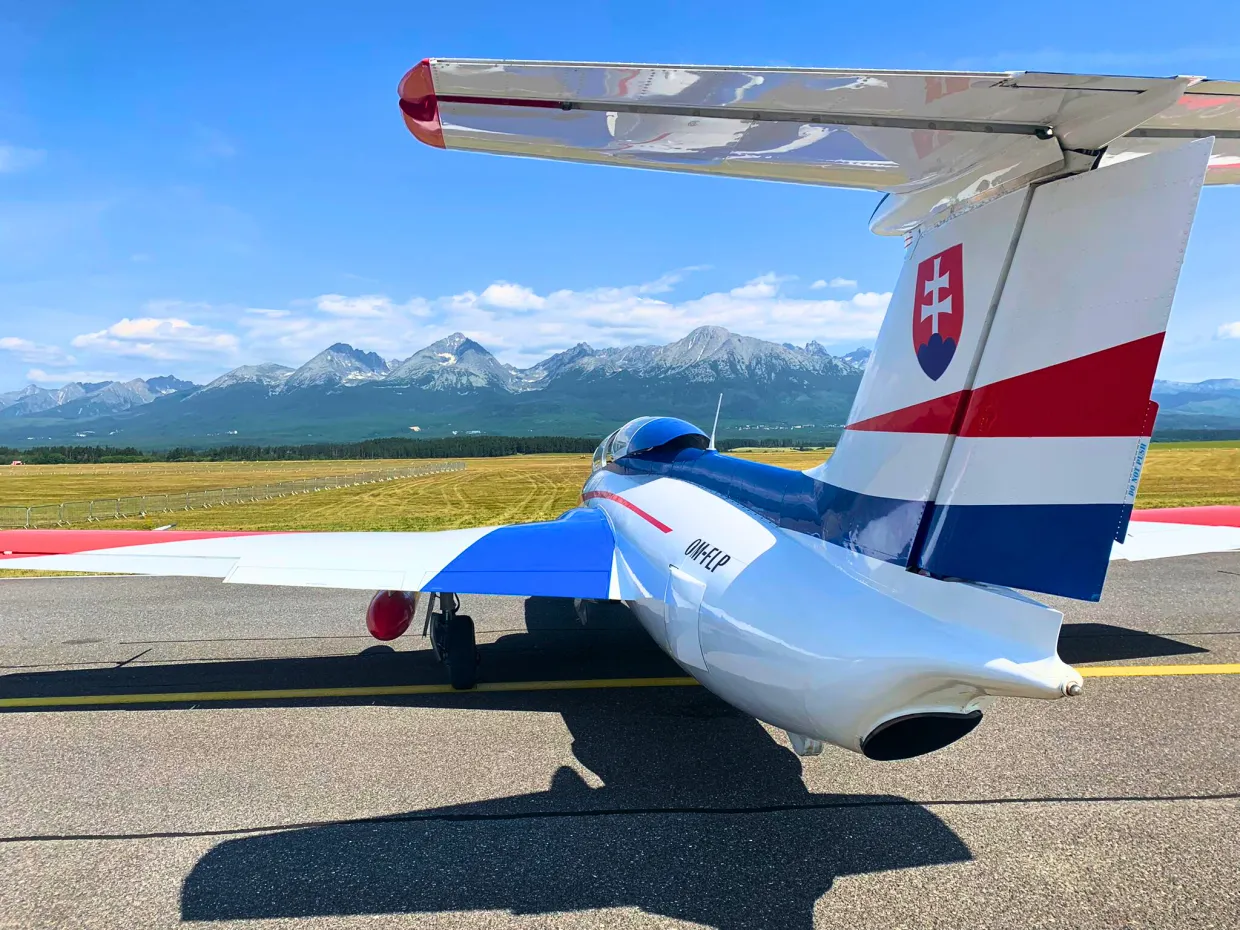 Let stíhačkou Žilina-3
