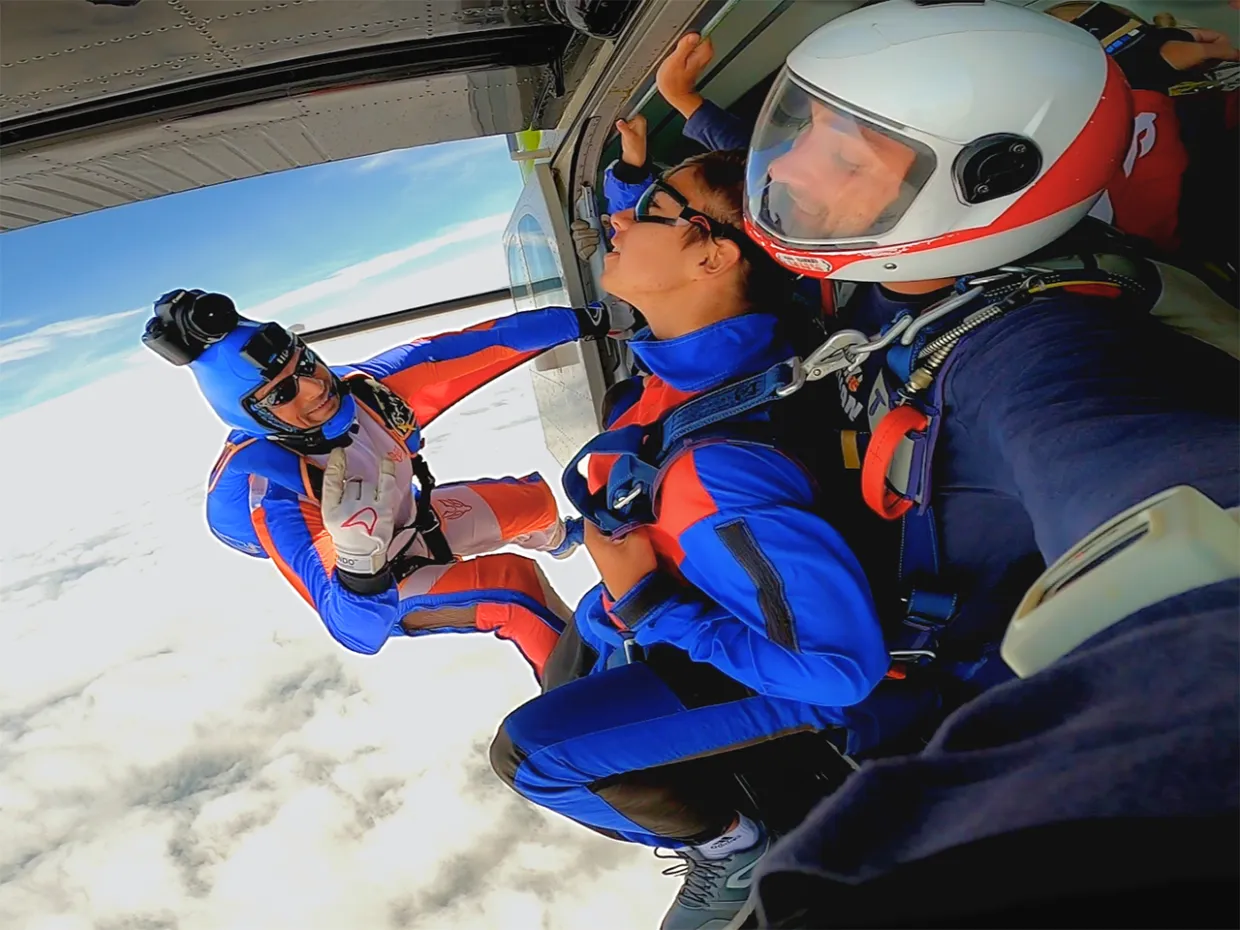 Tandemový zoskok s padákom Dubnica nad Váhom-2