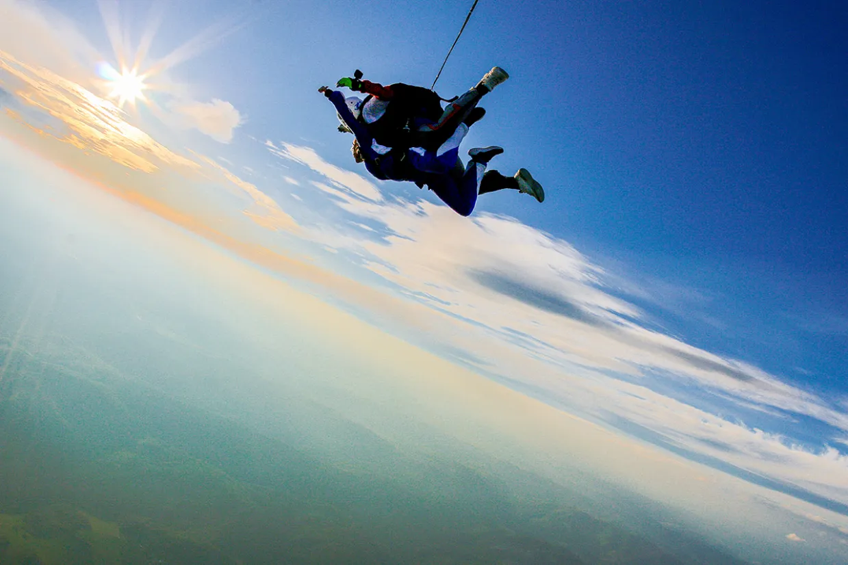 Tandemový zoskok s padákom Nové Zámky-1