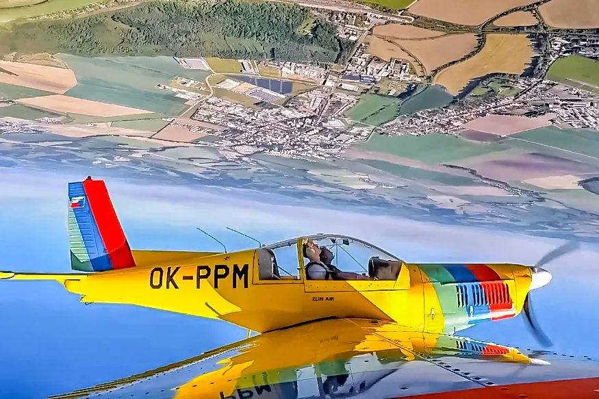 Akrobatický let lietadlom Senica-0