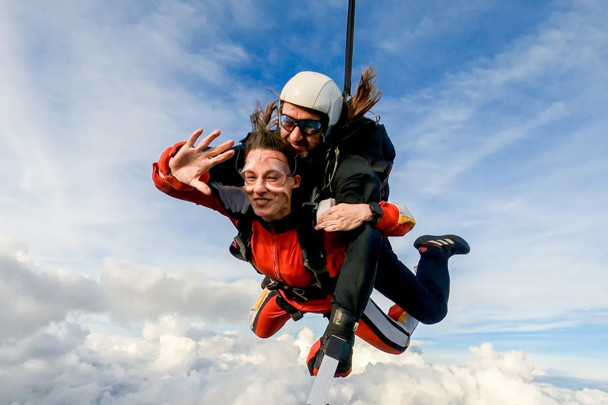 Tandemový zoskok s padákom Prešov-8