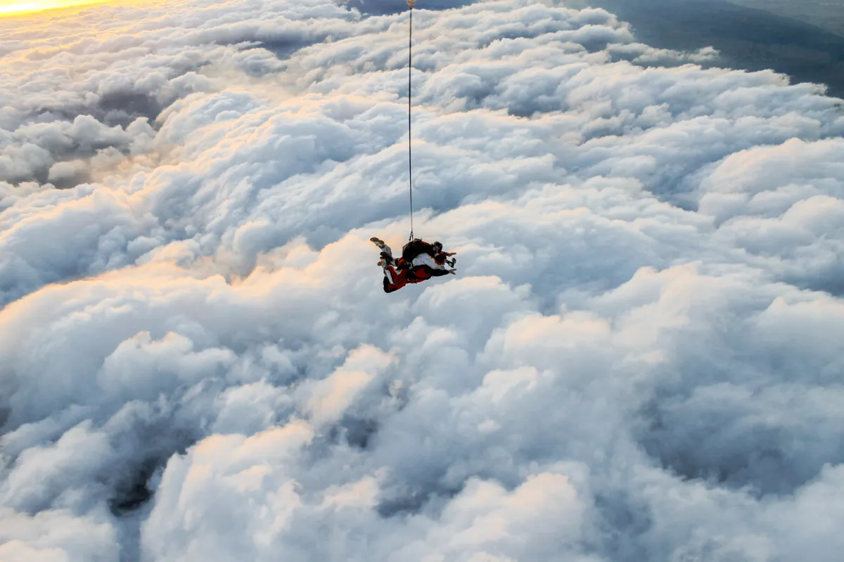 Tandemový zoskok s padákom Prešov-6