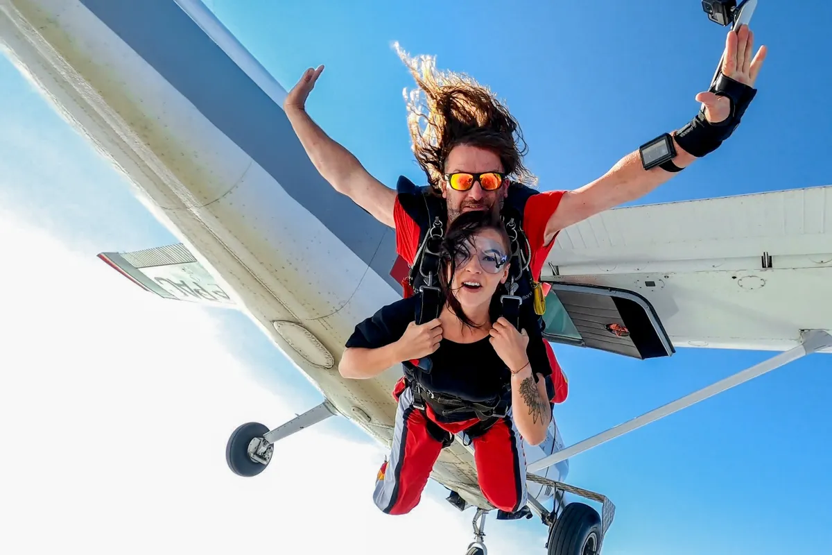 Tandemový zoskok s padákom Prešov-12