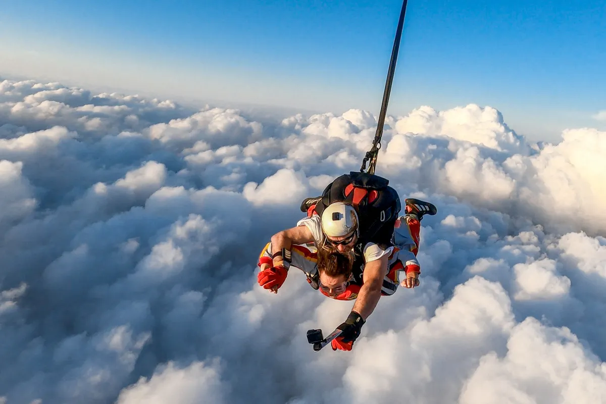 Tandemový zoskok s padákom Prešov-15