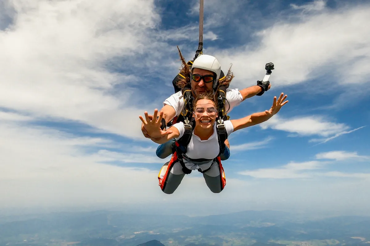 Tandemový zoskok s padákom Prešov-1