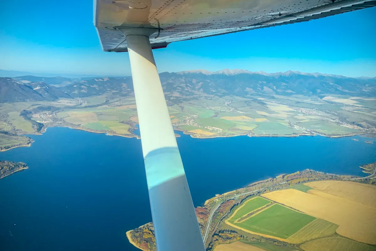 Tandemový zoskok s padákom Liptov-2