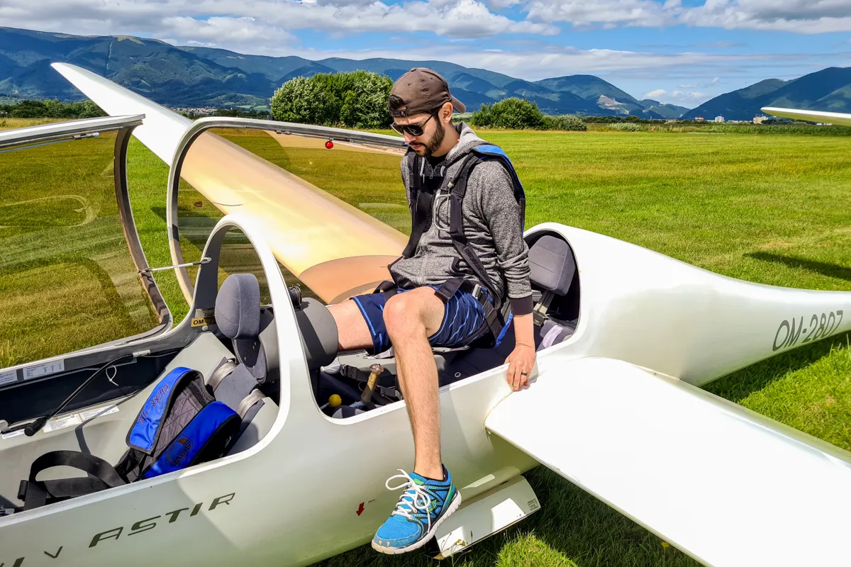 Zážitkový let vetroňom Senica-5