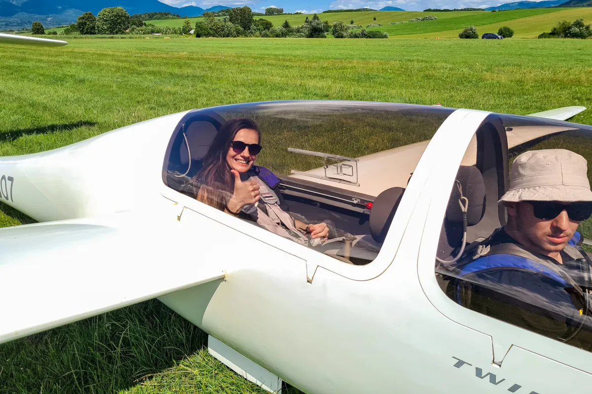 Pilotom vetroňa na skúšku Martin-2