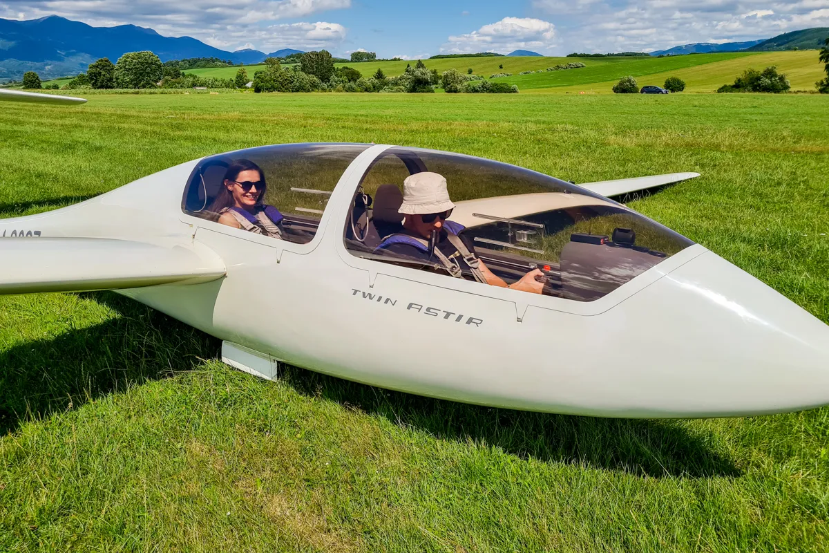 Zážitkový let vetroňom Prešov-2