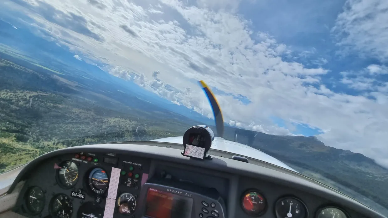 Pilotom lietadla na skúšku Vysoké Tatry-5