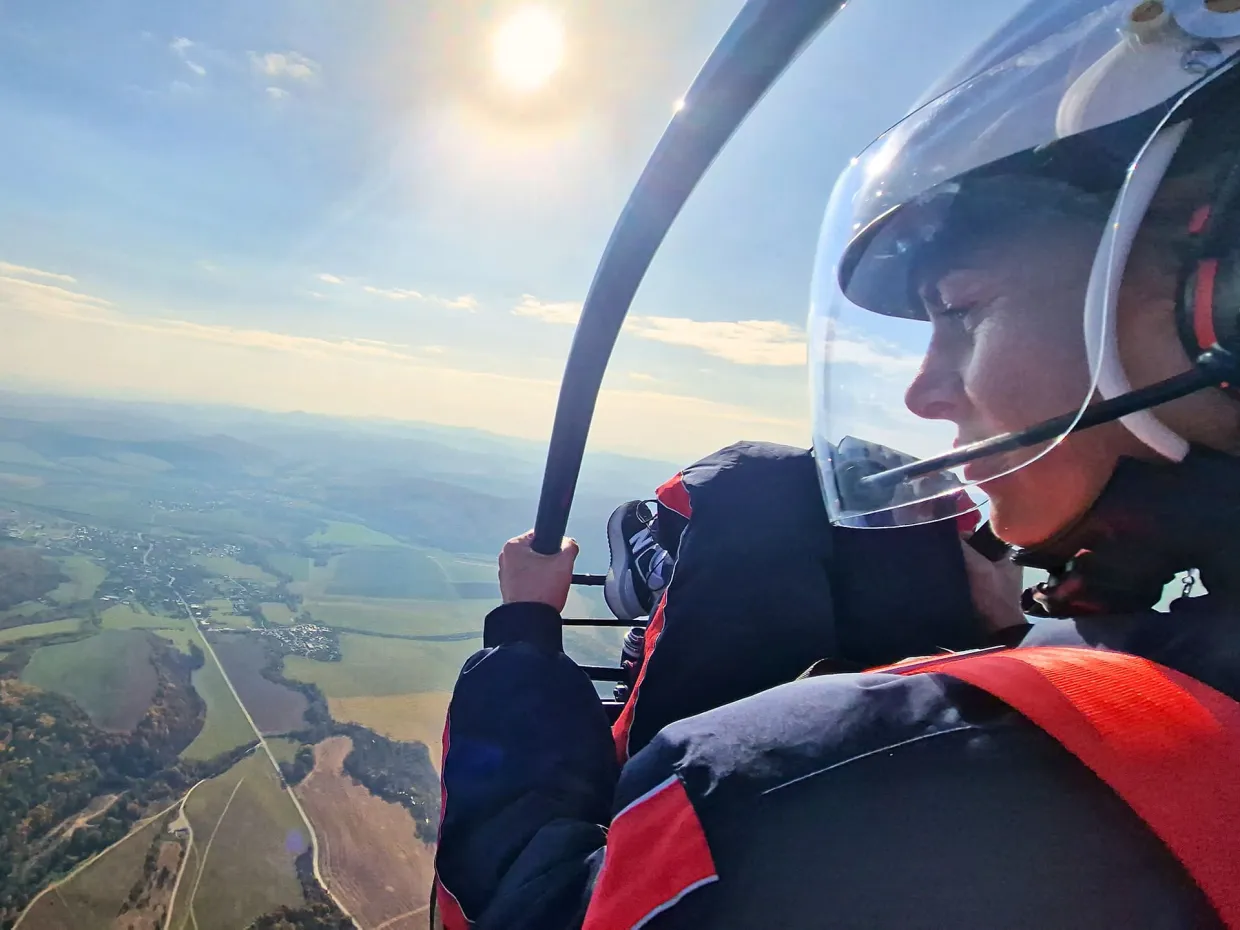 Motorový paragliding Ražňany
