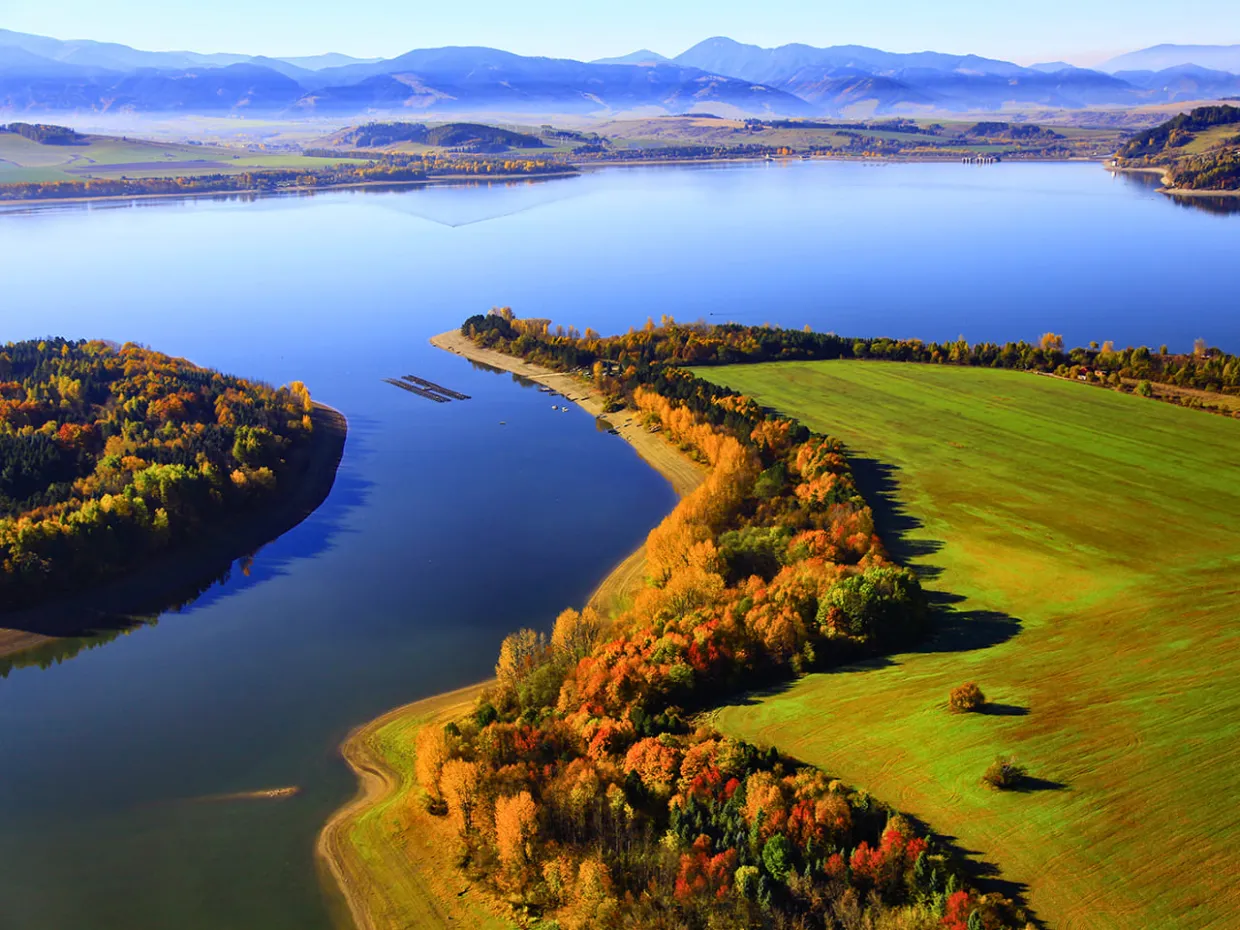 Zážitkový let hydroplánom Liptovská Mara-9