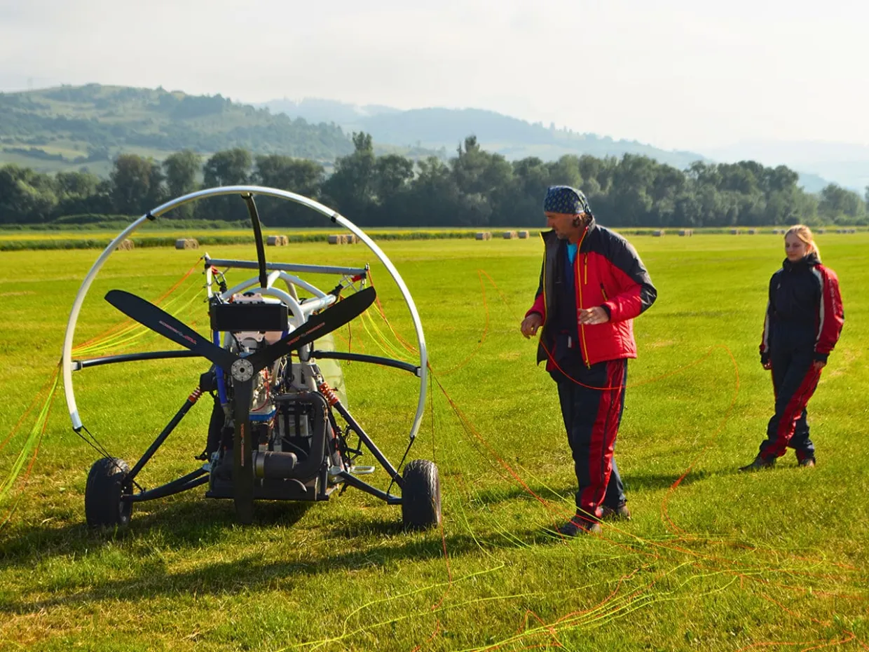 Motorový paragliding Liptov-12