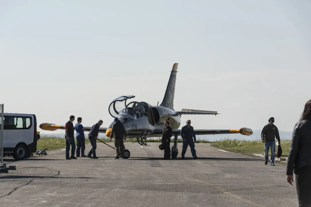 Let stíhačkou L-39 Albatros Brno-1