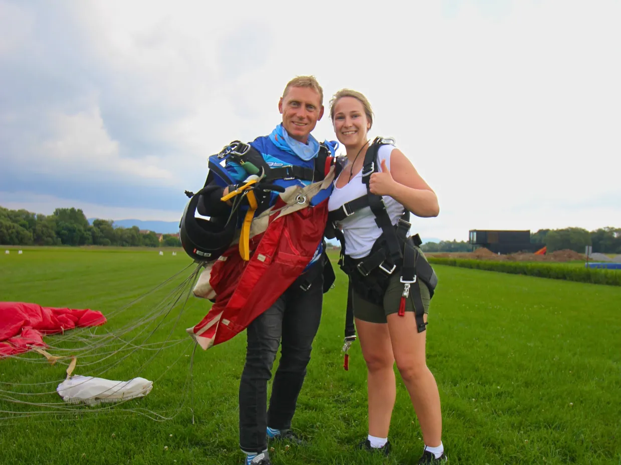 Tandemový zoskok s padákom Očová-11