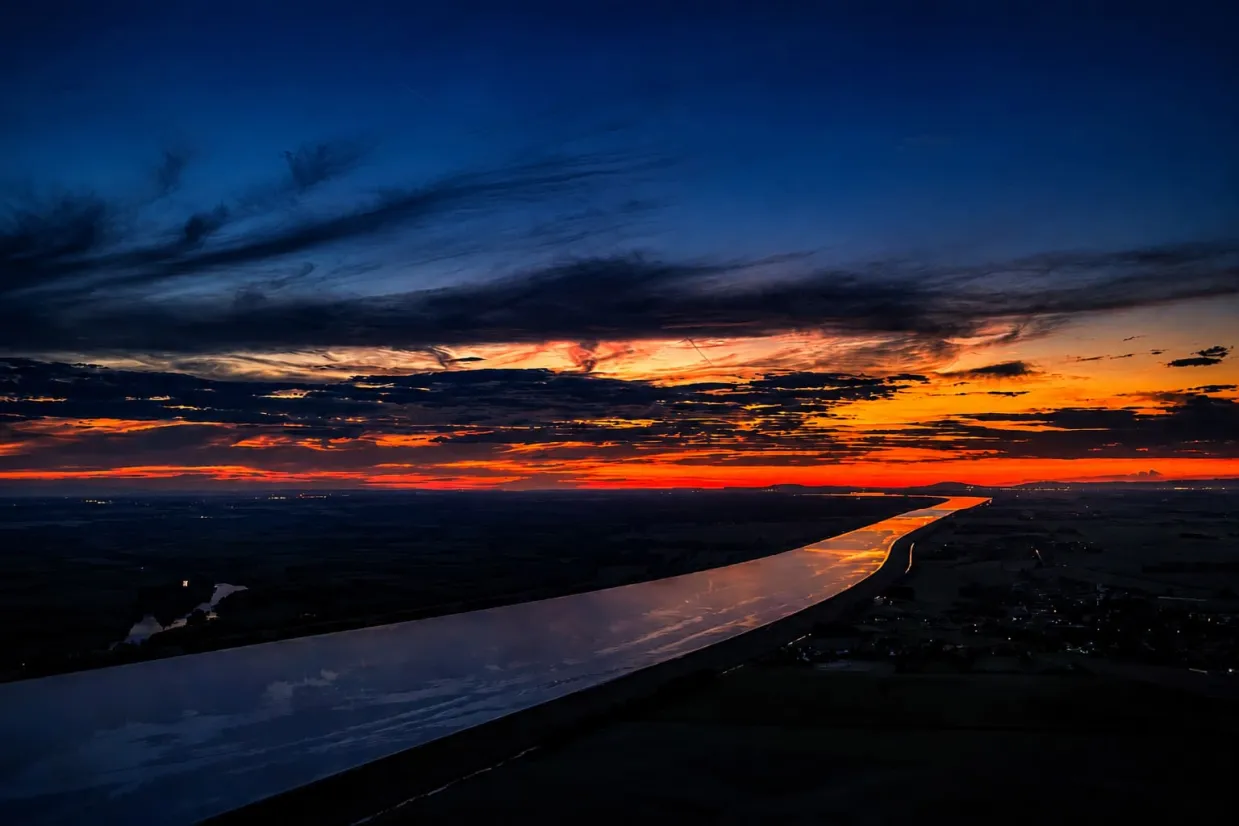 Nočný zážitkový let lietadlom Bratislava-2