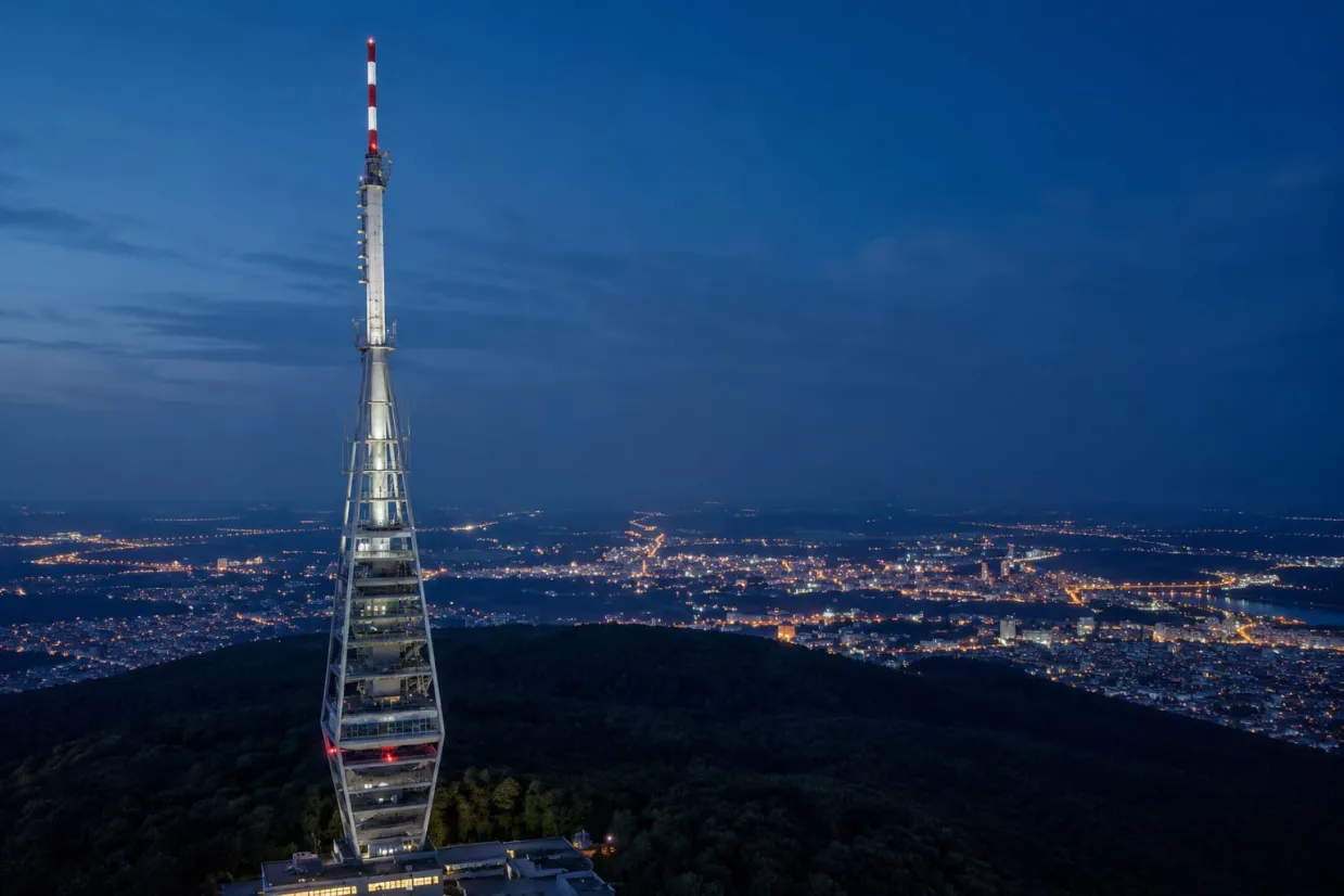 Nočný let pilotom lietadla na skúšku Bratislava-2