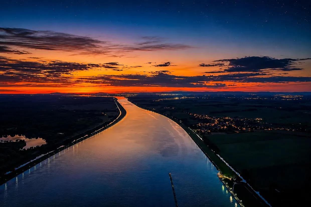 Nočný zážitkový let lietadlom Bratislava-9