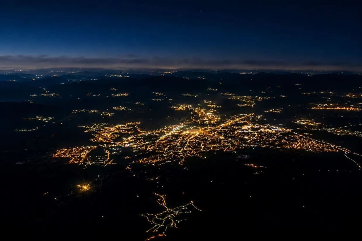 Nočný let pilotom lietadla na skúšku Košice-3