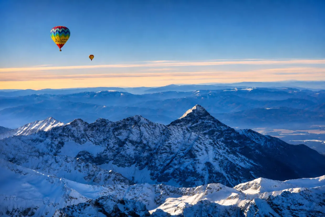 Expedičný prelet balónom ponad Vysoké Tatry-7