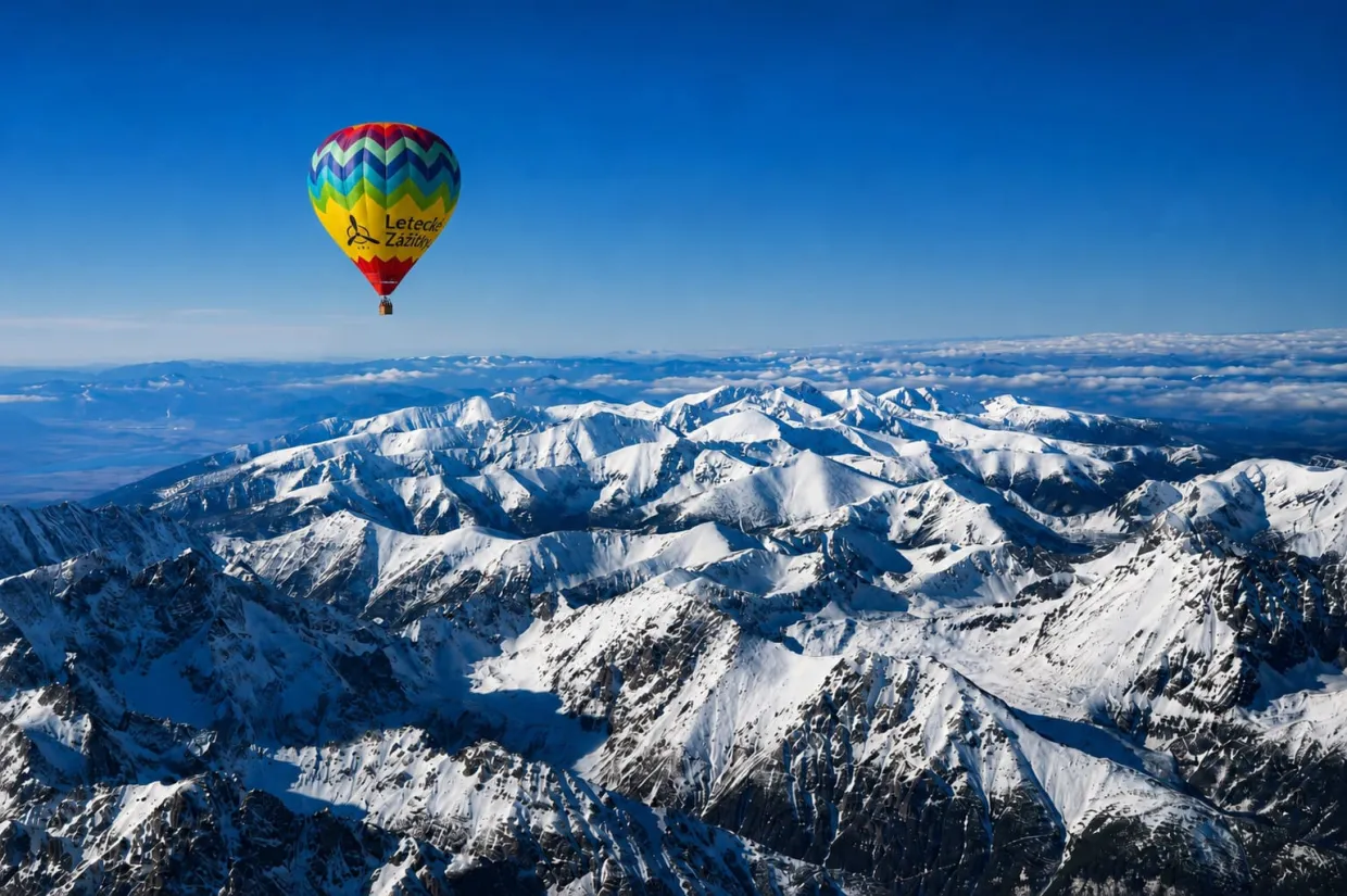 Expedičný prelet balónom ponad Vysoké Tatry-13