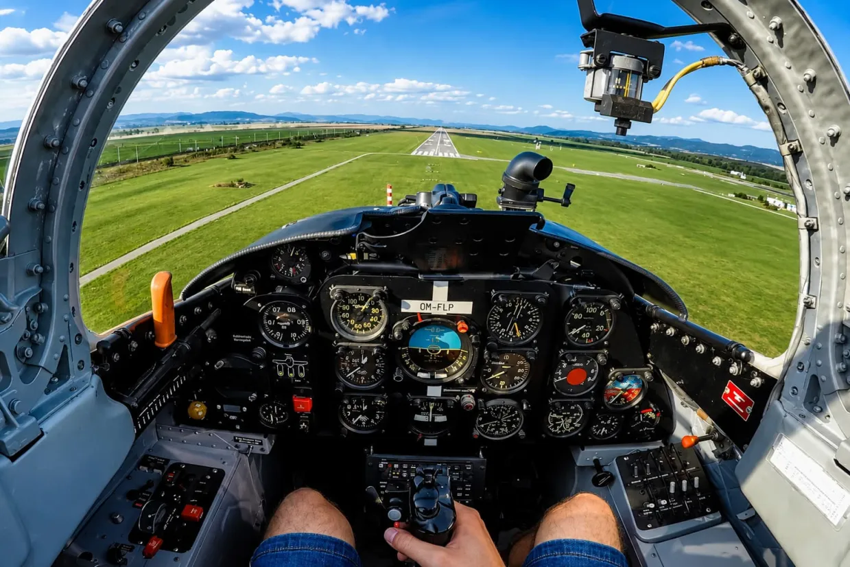 Pilotom stíhačky na skúšku Piešťany
