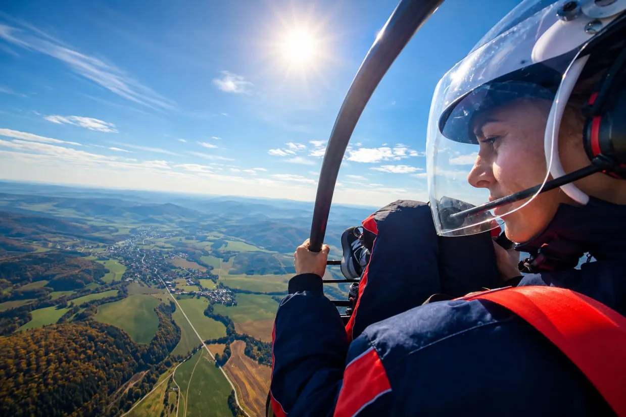 Motorový paragliding Ražňany